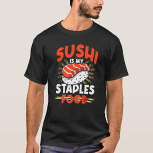 Sushi är min aple Food Sushi Japan T Shirt