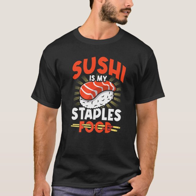 Sushi är min aple Food Sushi Japan T Shirt (Framsida)