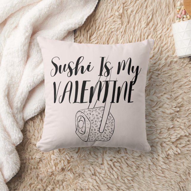 Sushi är min Valentine Kudde (Filt)