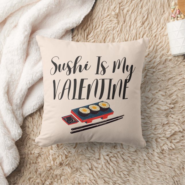 Sushi är min Valentine Kudde (Filt)