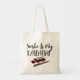 Sushi är min Valentine Tote Bag Tygkasse