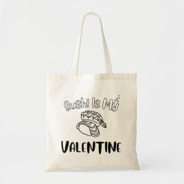 Sushi är min Valentine Tote Bag Tygkasse