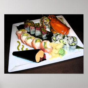 "Sushi" Art-utskrift Poster