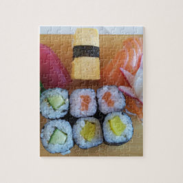 Sushi Asia Fish Ris Food Pussel