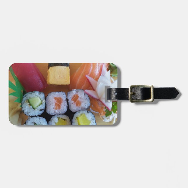 Sushi Asien Fisk Ris Mat Bagagebricka (Horisontell Framsida)