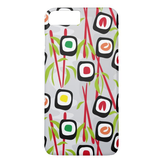 Sushi-bakgrund Case-Mate iPhone Skal (Baksida)