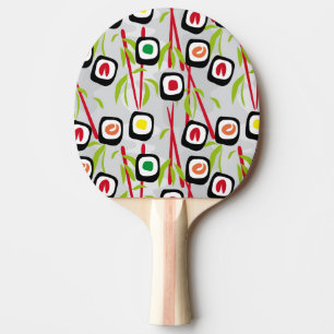 Sushi-bakgrund Pingisracket