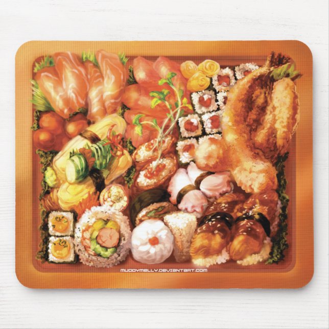 Sushi Bento boxas - Mousepad Musmatta (Framsidan)