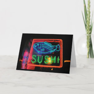 Sushi Birthday Card - Anpassat Kort