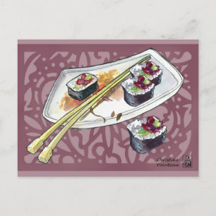 Sushi Bitas Vykort