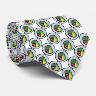 Sushi California Roll Japan Food Foodie Tie Slips