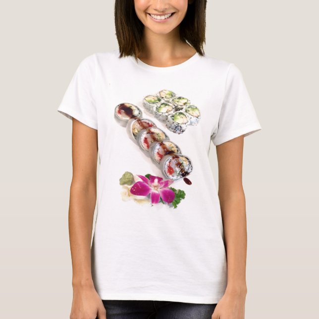 Sushi California Rolls Tee (Framsida)