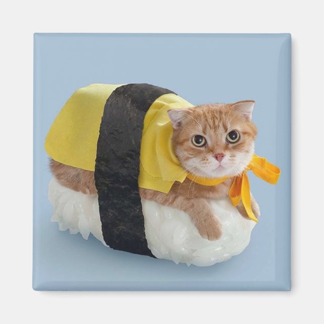 Sushi Cat-6 Magnet (Framsidan)