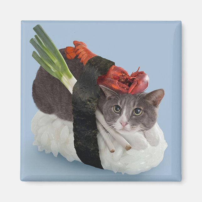 Sushi Cat-8 Magnet (Framsidan)