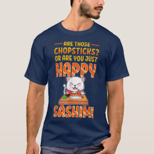 Sushi Cat Anime Merch Manga Cosplay Japansk mat T Shirt