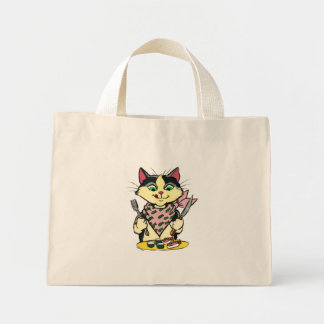 Sushi Cat Bag Mini Tygkasse