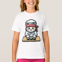 Sushi Cat - Cute & Funny Cat Skapar Sushi Art T Shirt