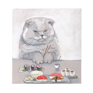 Sushi Cat Grumps ©CSiravo Anteckningsblock
