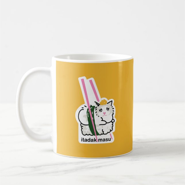 Sushi Cat Kaffemugg (Vänster)