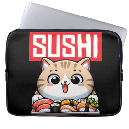 Sushi Cat Laptop Fodral