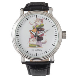 Sushi Cat Miaw | Japanska Anime Stil Armbandsur