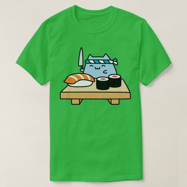 Sushi Cat T Shirt (Design framsida)