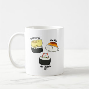 Sushi Cats Funny Sushi Pun Kaffemugg
