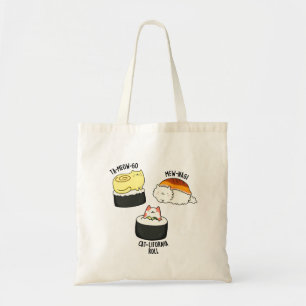 Sushi Cats Funny Sushi Pun Tygkasse