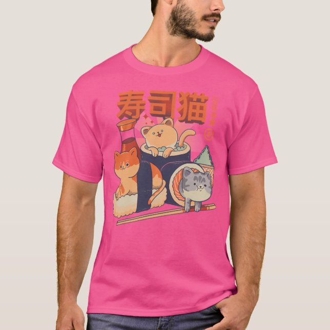 Sushi Cats T Shirt (Framsida)