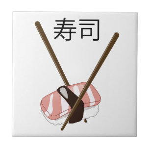 Sushi Chopsticks Kakelplatta
