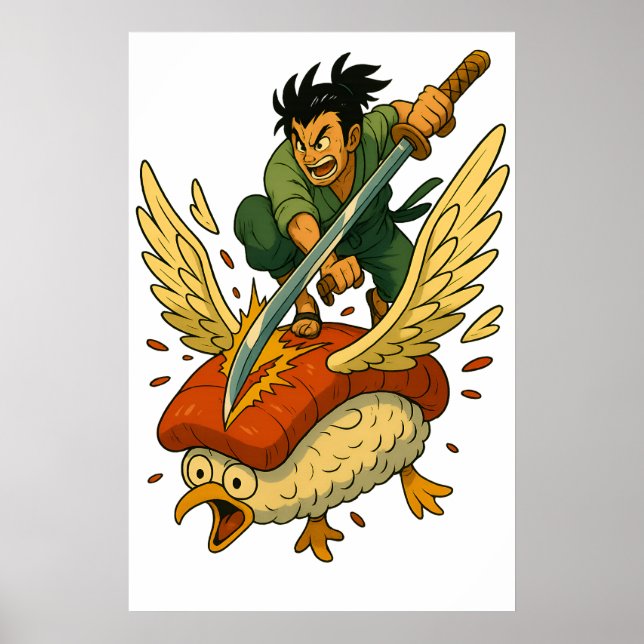 Sushi cutter poster (Framsidan)
