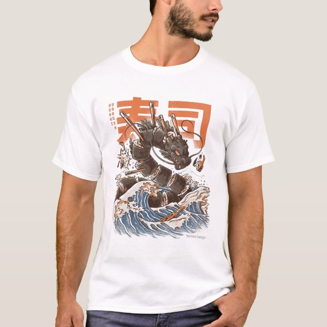 Sushi draon  t shirt (Framsida)