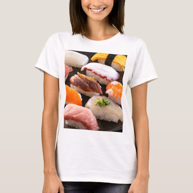 Sushi Dream – Jewels of the Sea T Shirt (Framsida)