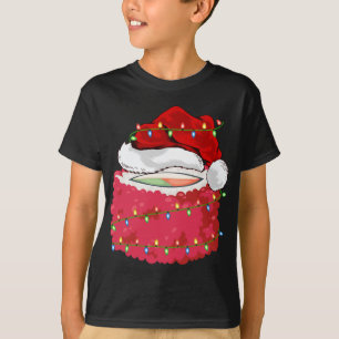 Sushi Fast Food Älskare Julafton Santa Hat Sushi C T Shirt