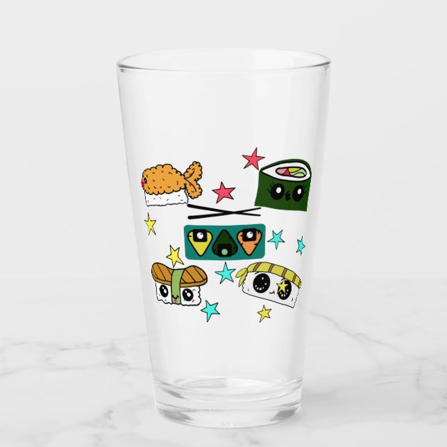 Sushi Fest Glass Tumblers Glaskopp (Framsida)