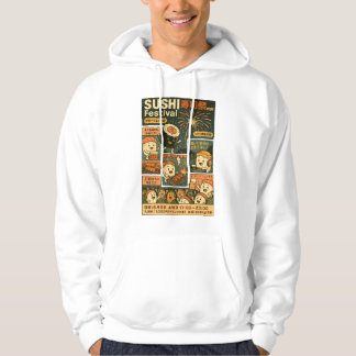 Sushi-festival Poster design Hoodie