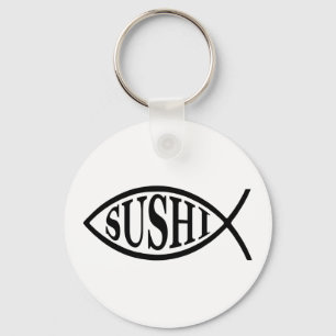 Sushi Fish Nyckelring