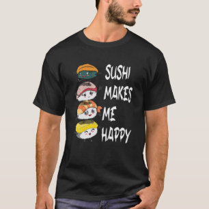 Sushi Fläkt Fish Eater Leknyj som säger Sushi gör T Shirt