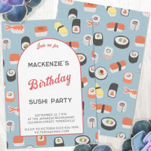 Sushi Födelsedagsfest