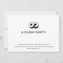 Sushi Födelsedagsfest Middag