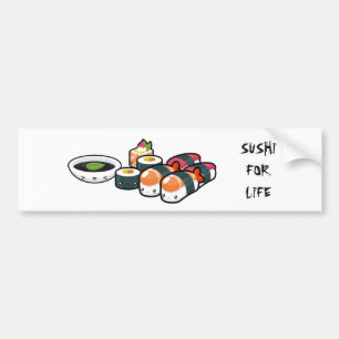 Sushi för livbildekal bildekal