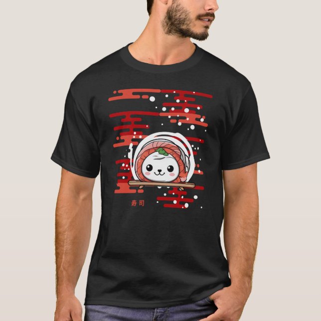 Sushi-försegling T Shirt (Framsida)