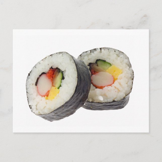 Sushi - Futomaki Vykort (Framsida)