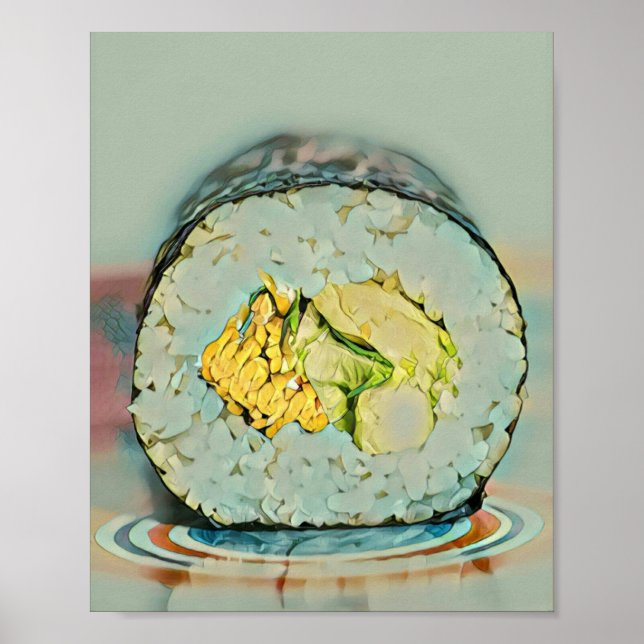 Sushi-gåva till mat älskare poster (Framsidan)