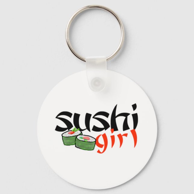 Sushi Girl Nyckelring (Framsida)