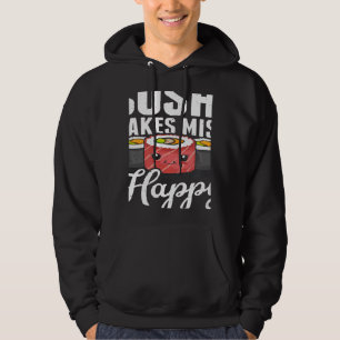 Sushi Gör Miso Glad Japansk Mat Japan Sushi Hoodie