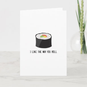 SUSHI GREETING CARD KORT