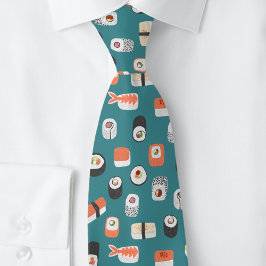 Sushi Grönt Neck Tie Slips
