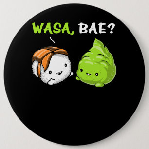 Sushi gulliga Wasabi kopplar ihop Wasa Knapp