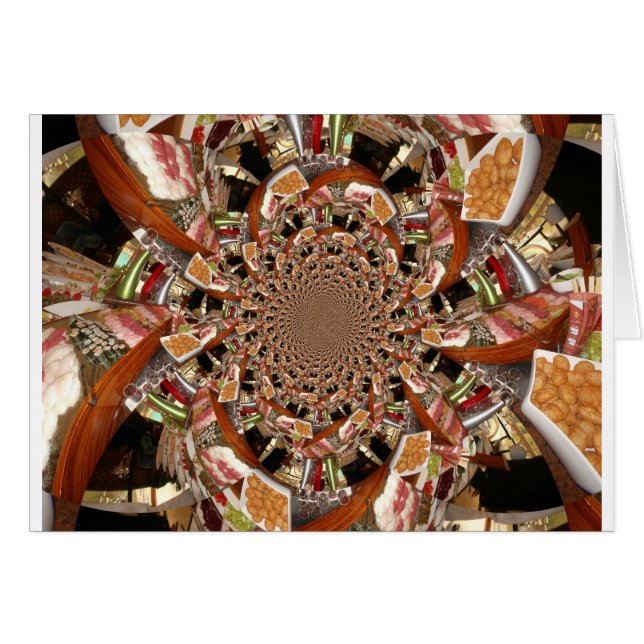 Sushi Hälsningskort (Framsidan Horizontal)